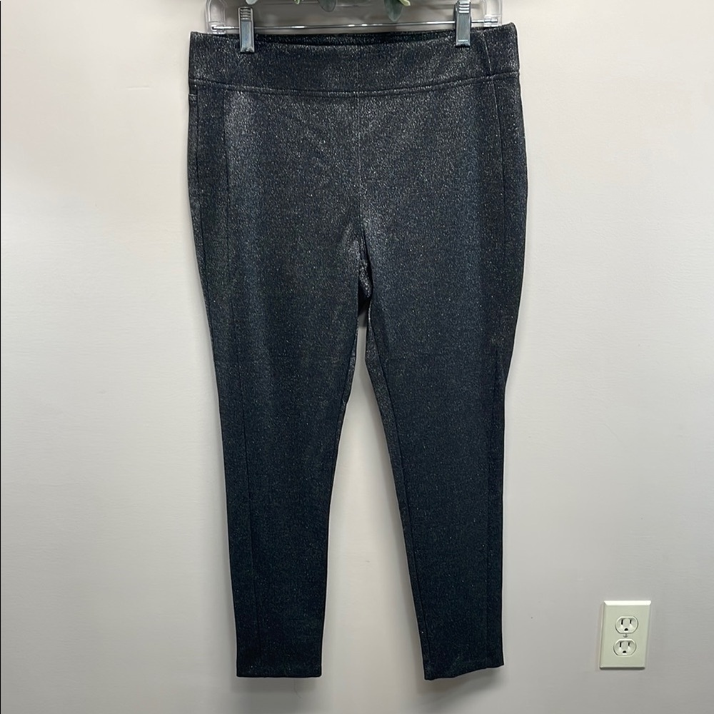 NWT Loft Petites Metallic Shimmer Ponte Pants Leggings LP